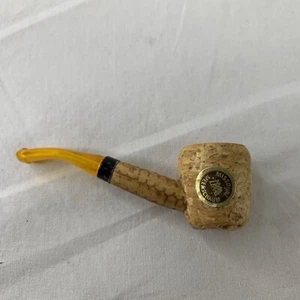 Vintage Missouri Meerschaum Company Corn Cob Smoking tobacco Pipe Used w/sticker - Picture 1 of 12