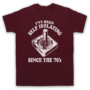 I'VE BEEN SELF ISOLATING SINCE THE 70'S RETRO JOYSTICK MENS & WOMENS T-SHIRT - Picture 1 of 23