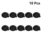 10PCS Plastic Plant Saucer with Handle for Indoors - Black