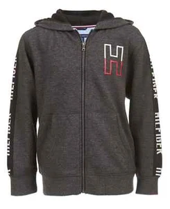 TOMMY HILFIGER BOYS FULL ZIP HOODIE JACKET SIZE 7 (XL) Phantom - Picture 1 of 3