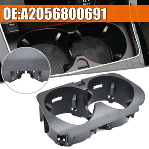Black Car Drink Water Cup Can Holder Door Mount Stand For Mercedes-Benz W205, - Picture 1 of 12