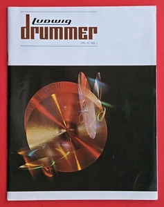 LUDWIG DRUMMER 1968 Magazine Vol 8 No 1 Vintage USA SELLER - Bild 1 von 10