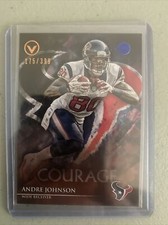 2014 Topps Valor Courage Houston Texans Football Card #18 Andre Johnson /399