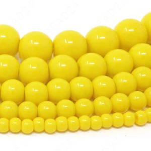 Czech Opaque Glass Beads Round Pearl Coated 4mm 6mm 8mm 10mm 12mm 16" Strand - Picture 1 of 26