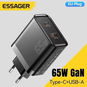 Essager 65W GaN USB C Ladegerät für iPhone 16, Samsung, iPad, LAP- Schnellladung - Zdjęcie 1 z 13