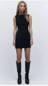 NWT Blogger favorite Zara sold out sleeveless mini sheath dress M - Picture 1 of 4
