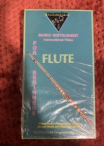 Maestro Flute For Beginners VHS Music 1991 - Picture 1 of 6