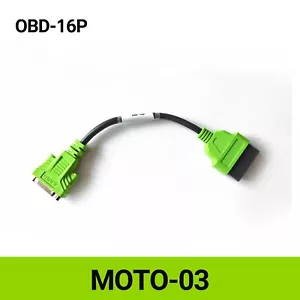 Motorcycle Diagnostic OBD2 Cable DB15 to OBDII 16PIN Cable for M100/M200/M300 - Picture 1 of 1