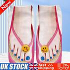 1 Pair 3D Pattern Funny Socks Breathable Halloween Christmas Gift (Smile Face)