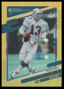 Panini Donruss Dan Marino 2021 oro prueba de prensa premium #66 - Imagen 1 de 2