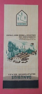 DANUBIUS HOLZPLATTENWERK MATCHBOOK COVER-AUSTRIA - Imagen 1 de 3