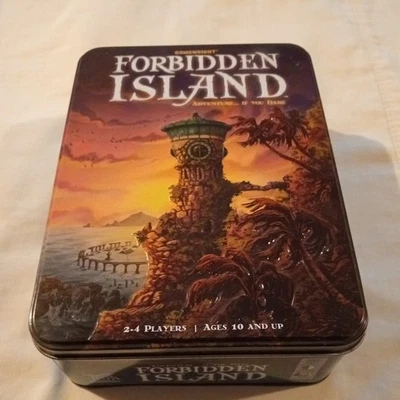 Gamewright 2010 FORBIDDEN ISLAND Card Game - Complete - Image 1 of 4
