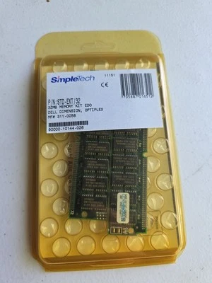 (2) QC 16MB EDO SIMMs 72-pin RAM Memory Sticks 32MB 90000-10144-026 Dell Dimensi - Image 1 of 3