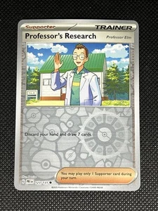 Professor's Research -Profesor Elm #123 Pokemon Sv-Prismatic Evoluciones Reverso - Imagen 1 de 2