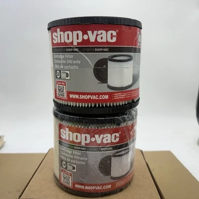 2 NEW] Shop Vac Replacement Cartridge Filter 90398 SM Wet/Dry USA 87782-94 OEM - Image 1 of 4