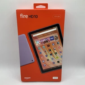 NEW Amazon Fire HD 10 10.1" 13th Gen 32GB Wi-Fi Tablet Lilac Purple #1 - Picture 1 of 7