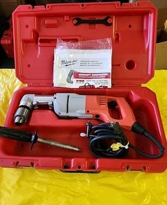 Milwaukee  48-06-2871 Heavy Duty 120V Corded 1/2" Right Angle Drill  Z77 - Picture 1 of 6