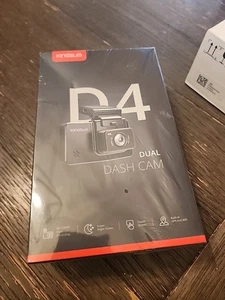 Kingslim D4 Dual Dash Camera - Buikt In GPS abd WIfi - Black New Sealed - Picture 1 of 3