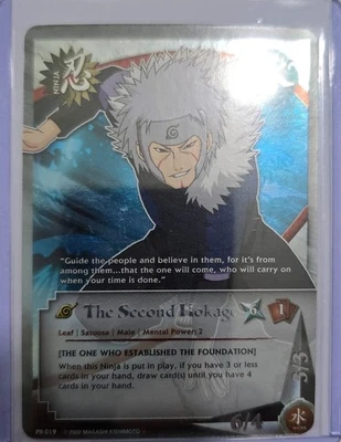 Naruto CCG The Second Hokage PR-019 Promo Foil NM Rare - Image 1 of 2