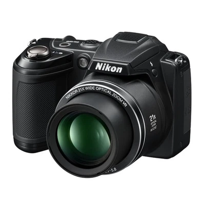 Nikon COOLPIX L310 Digital Camera Black 14MP,5x Optical Zoom,2.7"LCD,Scene Modes - Image 1 of 4