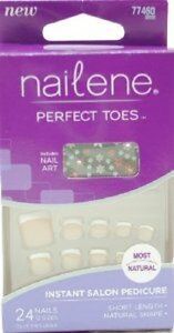 Nailene Perfect Toes Instant Salon Pedicure - Beige French 77460