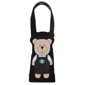 Starbucks 2020 Black Bearista ToGo Cup Bag Limited Edition Free Shipping - Picture 1 of 1