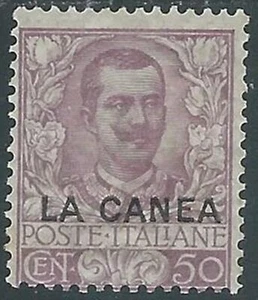 1905 LEVANTE LA CANEA FLORALE 50 CENT MH * - RA13-4 - Picture 1 of 1