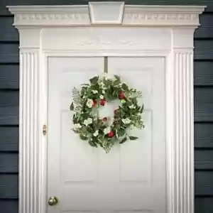 National Tree Company Decorative Wreaths 22" Artificial Petunia + Strawberry - Picture 1 of 4