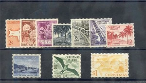 CHRISTMAS IS Sc 11-20 (SG 11-20) ** F-VF NH 1962 SET 18 $ - Bild 1 von 1