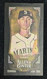 2024 Topps Allen & Ginter #41 Black Border Mini George Kirby Mariners - Imagen 1 de 2