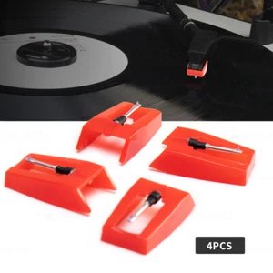 4x Plattenspieler-Nadeln für Plattenspieler Ersatznadel für Schallplattenspieler - Bild 1 von 12