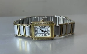 Nicolet Womens Watch NC-2013 Silver & Gold Tone New Battery - Picture 1 of 19