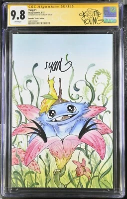 TWIG #1 PEACH MOMOKO VIRGIN COVER CGC 9.8 SIGNATURE SERIES SKOTTIE YOUNG TOP POP - Image 1 of 3