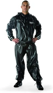 Traje de Sauna Everlast S/M Brillante Cal Surf Glanz Scally Chav Top Pantalones WetLook - Imagen 1 de 4