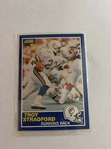 1989 Score #23 TROY STRADFORD Miami Dolphins Football Card, Running Back,exce - Picture 1 of 2
