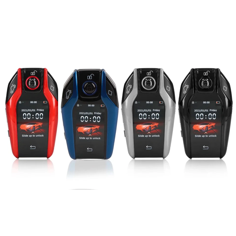 New Car Modified Smart Remote LCD Screen for All Start Stop Engine Button Models - Image 1 of 4