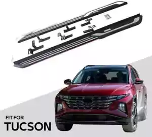 FOR HYUNDAI TUCSON 2021 ONWARD STX INTEGRATED RUNNING BOARDS - SIDE STEPS PAIR - Picture 1 of 8