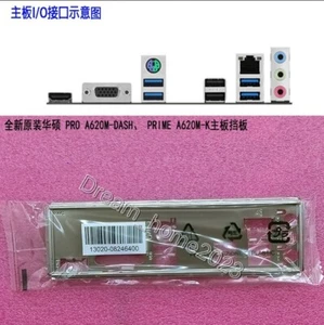 ASUS PRIME A620M-K、PRO A620M-ARMATURENBRETT Mainboard Rückwandplatine E/A Shield - Bild 1 von 1