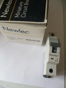 NUEVO INTERRUPTOR CIRCUITO MCB MCB NEWLEC B40 40 AMP NLMB140BA 6KA POLO ÚNICO - Imagen 1 de 1