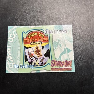 Jb14 Scooby Doo Mysteries And Monsters 2003 Inkworks #63 Title Card Design