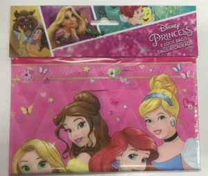 ÚNICOS Suministros de Fiesta de Cumpleaños de Princesa Disney 8x Bolsos de Botín/Favor/Bienas NUEVOS - Imagen 1 de 2