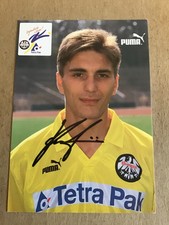 Slobodan Komljenovic, Serbia 🇷🇸 Eintracht Frankfurt 1993/94 hand signed