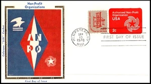 U577 Non-Profit Org. FDC, Colorano Silk Cachet, UA, OF, POF. - Picture 1 of 3
