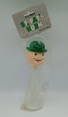 De colección Día de San Patricio Duende Fiesta Apretar Cuerno Divertido Foto 1 de 3