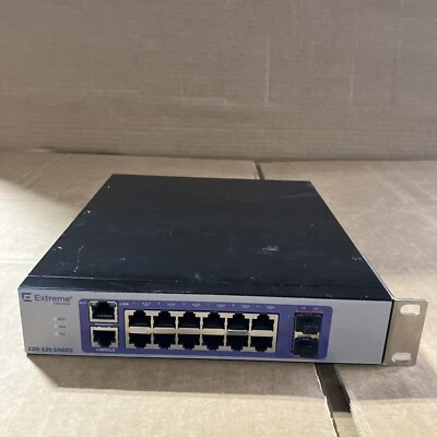 Extreme Networks 220-12t-10GE2 10GBE SFP+ Gigabit Ethernet Network Switch - Image 1 of 4