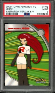 2000 Topps Pokemon TV Animation Series 2 Jesse Non Holo #HV2 - PSA 9 Mint - Bild 1 von 2