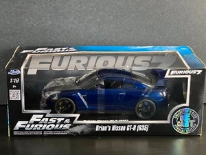 Jada Nissan GT-R R35 Brian's Car Fast and Furious 7 1/18 - Picture 1 of 2
