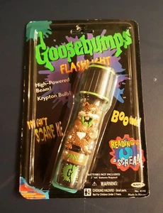 Halloween GooseBumps "COCCOLE" torcia elettrica circa 1996 NUOVO - Foto 1 di 5