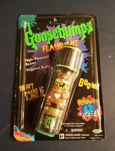 Halloween GooseBumps "CUDDLES" Flashlight  Circa 1996 NEW Cover