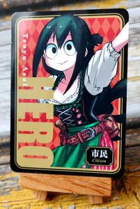 Tsuyu Asui / Froppy - My Hero Academia MHA Jinro Warewolf Game Card - Japan - Picture 1 of 4